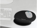 Delock Ergonomische Mausmatte mit Handballenauflage Schwarz