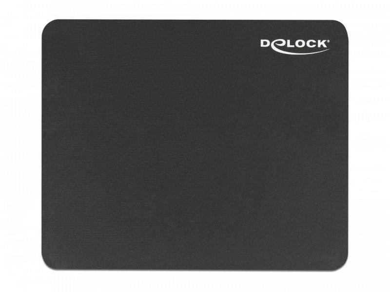 Delock Mausmatte 22x18 cm, Schwarz