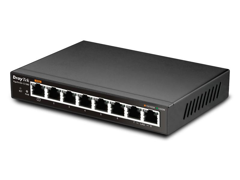 DrayTek Switch VigorSwitch G1080 8 Port