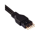 Corsair Frontpanel-Kabel Premium Sleeved  Verlängerungskit Schwarz