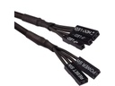 Corsair Frontpanel-Kabel Premium Sleeved  Verlängerungskit Schwarz