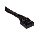 Corsair Frontpanel-Kabel Premium Sleeved  Verlängerungskit Schwarz