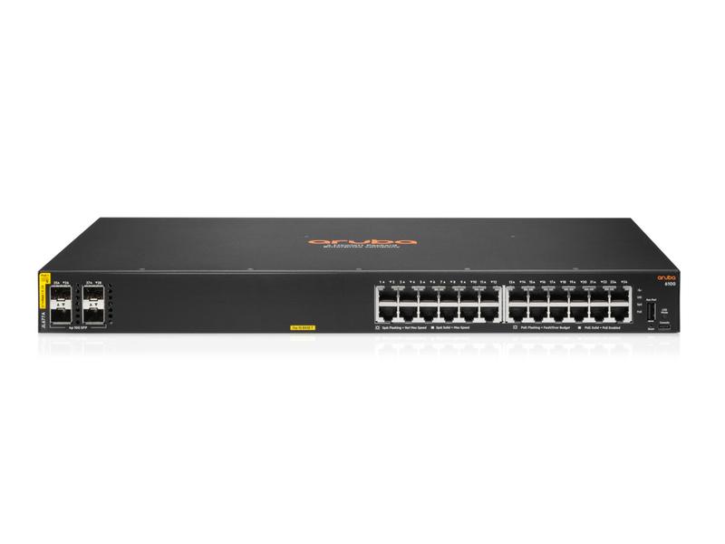 HPE Aruba PoE+ Switch CX 6100 24G PoE+ 28 Port