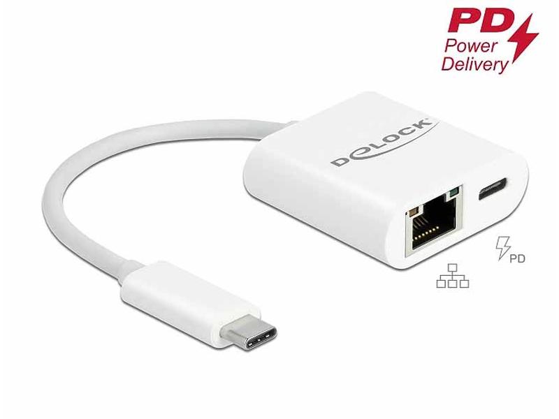 Delock Netzwerk-Adapter 65402 USB-C - RJ45 mit PowerDelivery