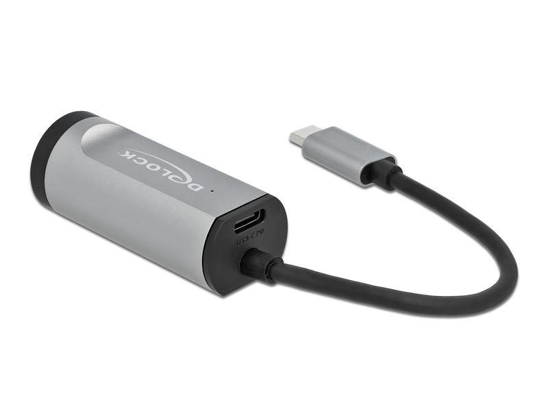 Delock Netzwerk-Adapter Gigabit LAN mit Power Delivery USB Typ-C