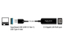 Delock Netzwerk-Adapter USB-A - RJ45, 2,5Gbps Schwarz, Kompakt