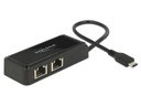 Delock Netzwerk-Adapter USB-C - 2xRJ-45 1Gbps
