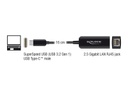 Delock Netzwerk-Adapter USB-C - RJ45 2,5Gbps schwarz, kompakt