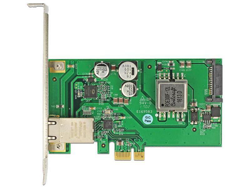 Delock Netzwerkkarte  mit PoE+ Unterstützung