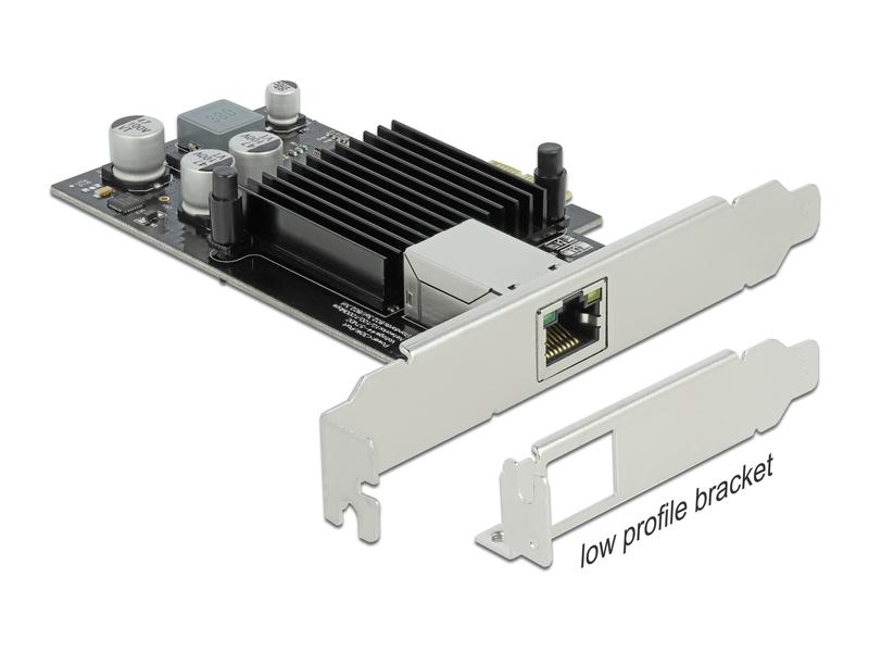 Delock Netzwerkkarte 1x 1Gbps,  PoE+, i210 PCI-Express x1