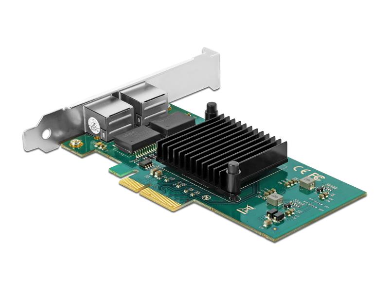 Delock Netzwerkkarte 2x 1Gbps, i82576 PCI-Express x4