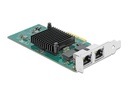 Delock Netzwerkkarte 2x 1Gbps, i82576 PCI-Express x4