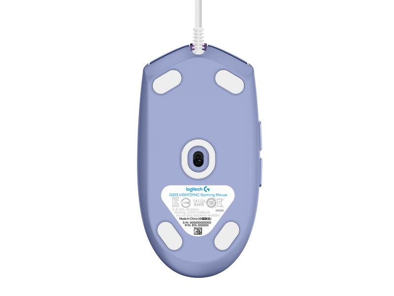 Logitech Gaming-Maus G203 Lightsync Lila