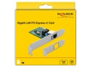 Delock Netzwerkkarte PCI-Express x1, 1x GE LAN