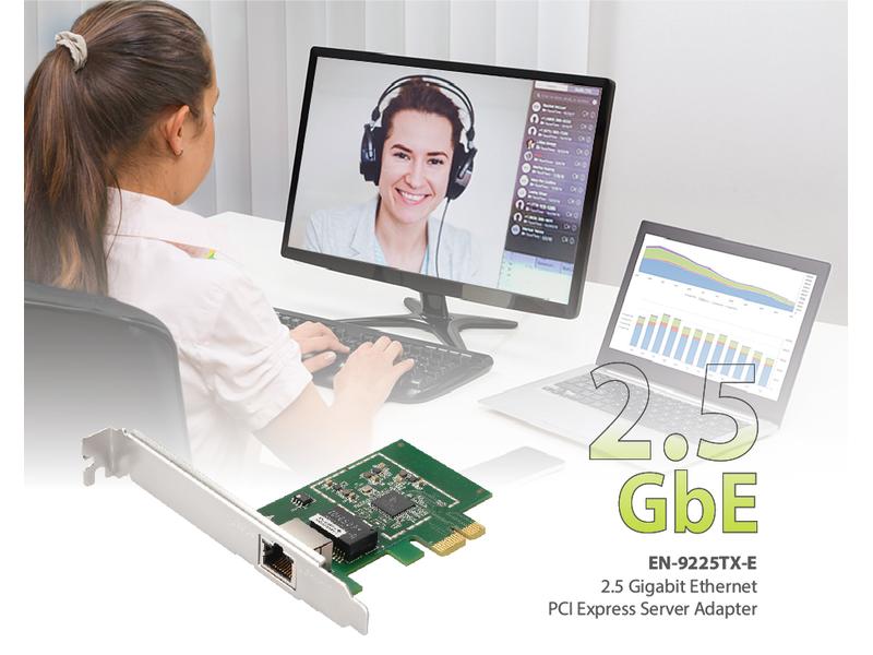 Edimax Netzwerkkarte EN-9225TX-E, 2.5Gbps PCI-Express x1