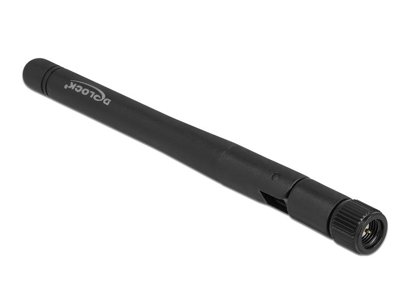 Delock 5G-Antenne SMA 4.5 dBi, Kippgelenk, schwarz