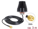 Delock LTE-Antenne SMA für Auto/Dach 2 dBi