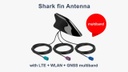 Delock LTE/WLAN/GPS-Antenne Shark Fin 3.5 dBi