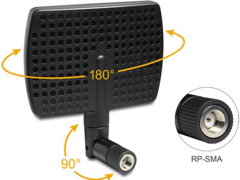 Delock WLAN-Antenne Dualband 12 cm 7 dBi