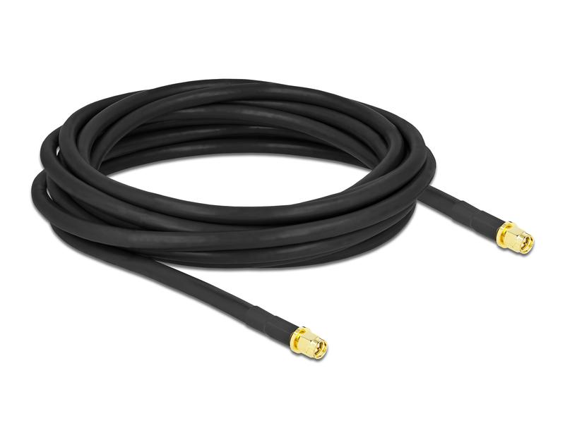 Delock Antennenkabel LTE/5G, LMR/CFD300 SMA zu SMA, 5 m