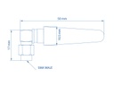 Teltonika LTE-Antenne PR1US450 Kompakt 5 dBi
