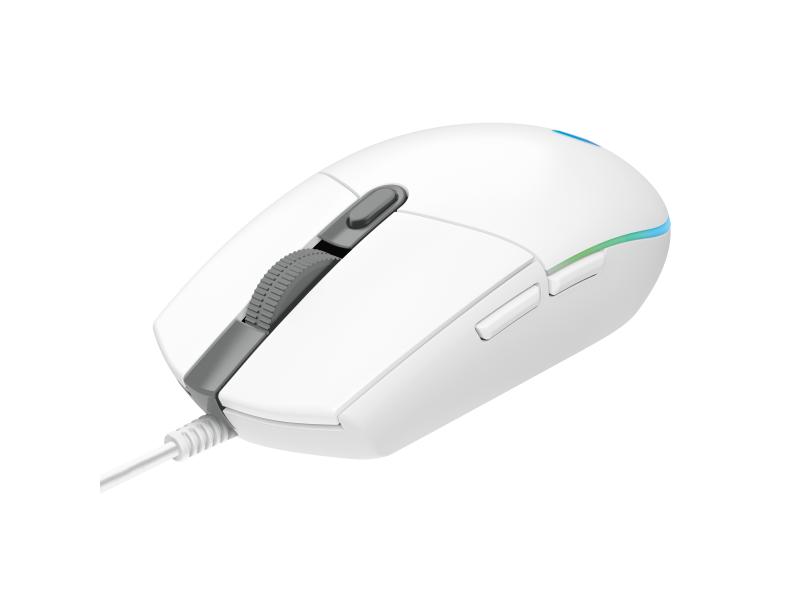 Logitech Gaming-Maus G203 Lightsync Weiss