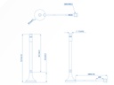 Teltonika LTE-Antenne SMA, 2dBi, 3m Mobil, Outdoor, magnetisch