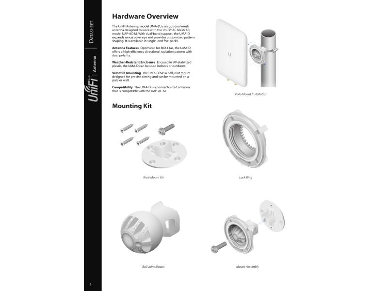 Ubiquiti Sektorantenne UMA-D 15 dBi