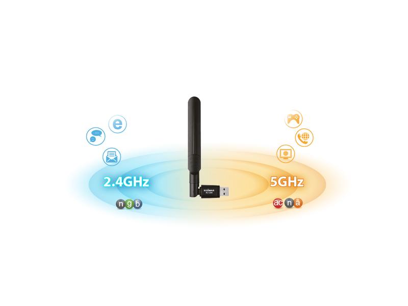 Edimax WLAN-AC USB-Stick EW-7822UAD, MU-MIMO