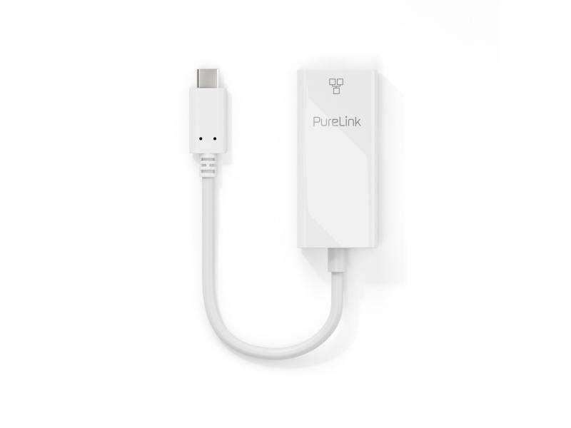PureLink Netzwerk-Adapter IS260 USB-C - RJ-45, weiss