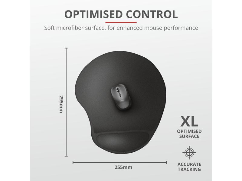 Trust Mausmatte Bigfoot XL Schwarz