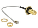 Delock Antennenkabel RP-SMA  zu MHF I LK, zum Einbau, 10cm
