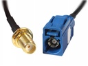 Delock Antennenkabel FAKRA C - SMA, (f-f), 20cm zum Einbau