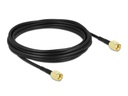 Delock Antennenkabel LMR/CFD100 RP-SMA zu RP-SMA, 5 m
