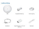 Ubiquiti WLAN-Bridge GigaBeam GBE 60Ghz/5Ghz, 17.2dBi, 500m