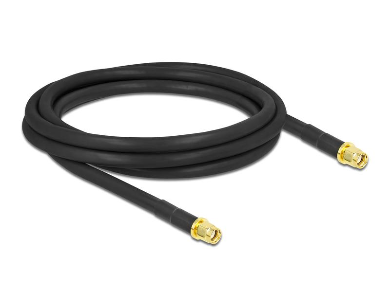 Delock Antennenkabel LMR/CFD300 RP-SMA zu RP-SMA, 2 m