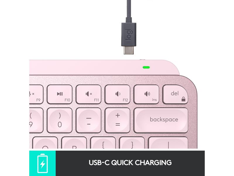 Logitech MX Keys Mini Rose CH-Layout