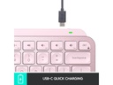 Logitech MX Keys Mini Rose CH-Layout