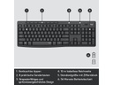 Logitech Tastatur-Maus-Set MK295 Graphite CH-Layout