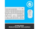 Logitech Tastatur-Maus-Set MK295 White CH-Layout