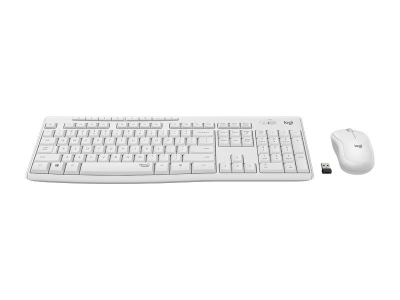 Logitech Tastatur-Maus-Set MK295 White CH-Layout
