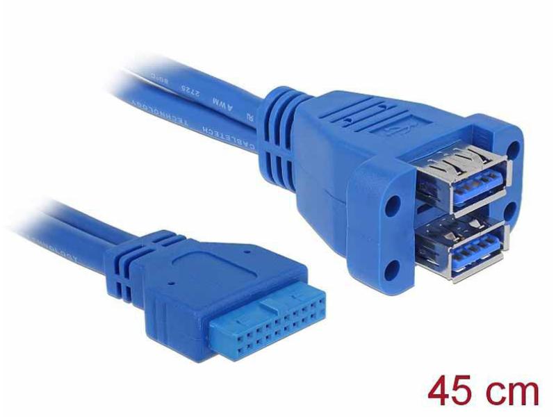 Delock USB 3.0 Adapter USB-Pinheader - USB-A Buchse