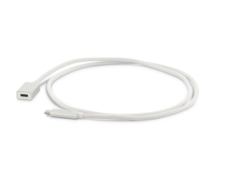 LMP USB 3.1 Adapter USB C - USB C 1 m Verlängerung Silber