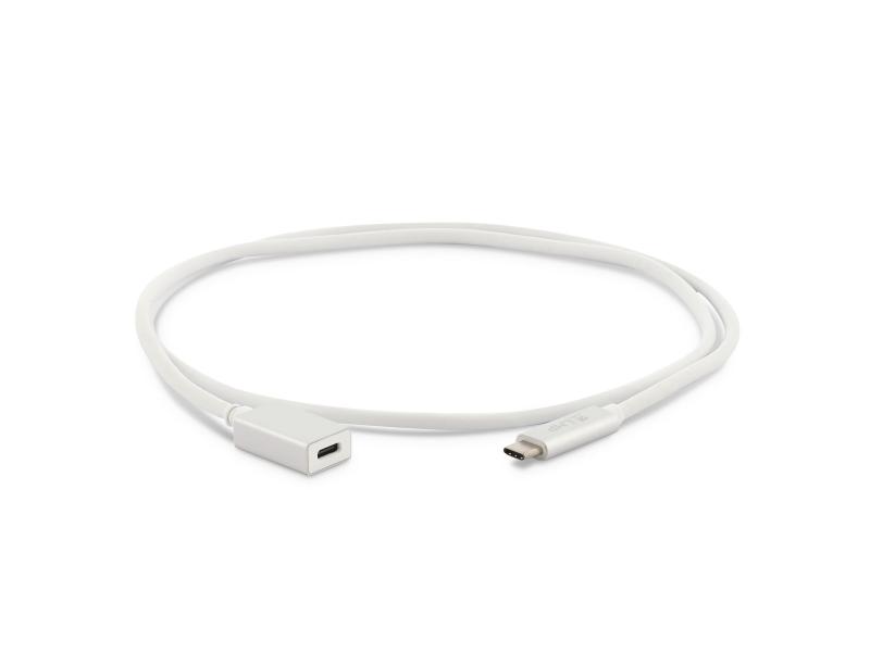 LMP USB 3.1 Adapter USB C - USB C 1 m Verlängerung Silber