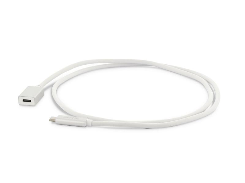LMP USB 3.1 Adapter USB C - USB C 1 m Verlängerung Silber