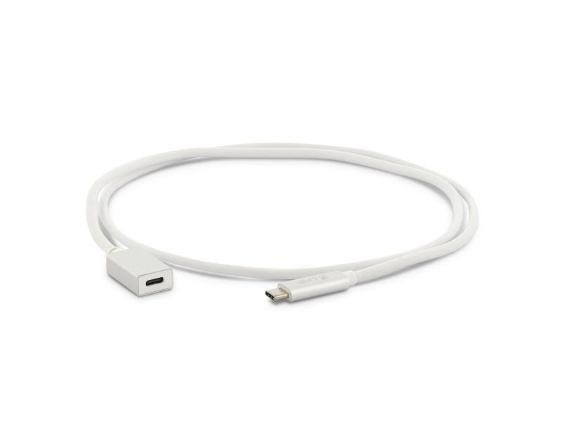 LMP USB 3.1 Adapter USB C - USB C 1 m Verlängerung Silber