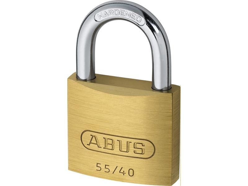 Abus Vorhängeschloss 55/40 Gold Messing