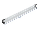 Delock Hutschiene  35 x 15 mm, 50 cm aus Aluminium, Schlitzlöchern