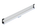 Delock Hutschiene  35 x 7,5 mm, 19 aus Aluminium, Schlitzlöchern