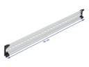 Delock Hutschiene  35 x 7,5 mm, 50 cm aus Aluminium, Schlitzlöcher